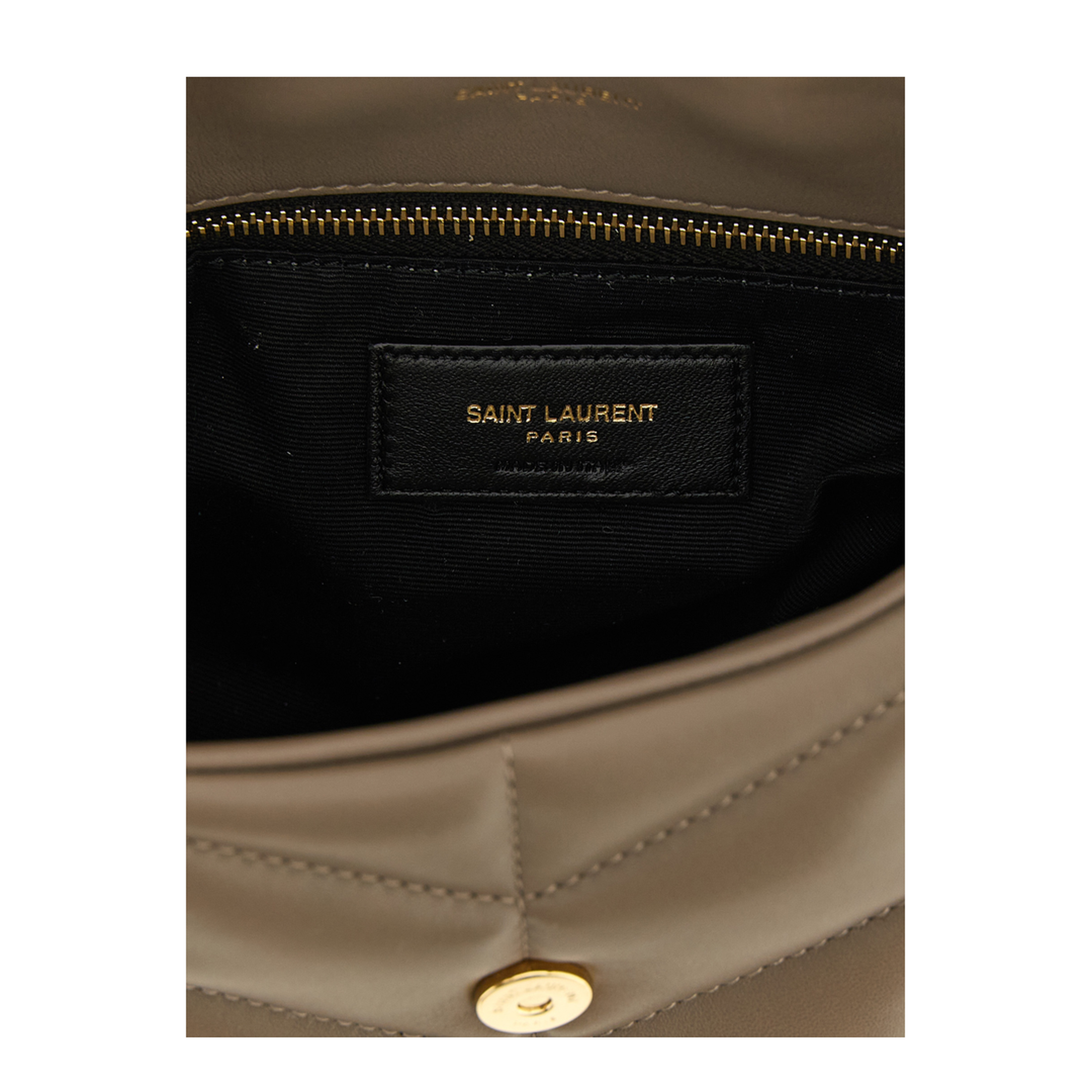 Toy Puffer in Lambskin in Grey & Silver - Image 4