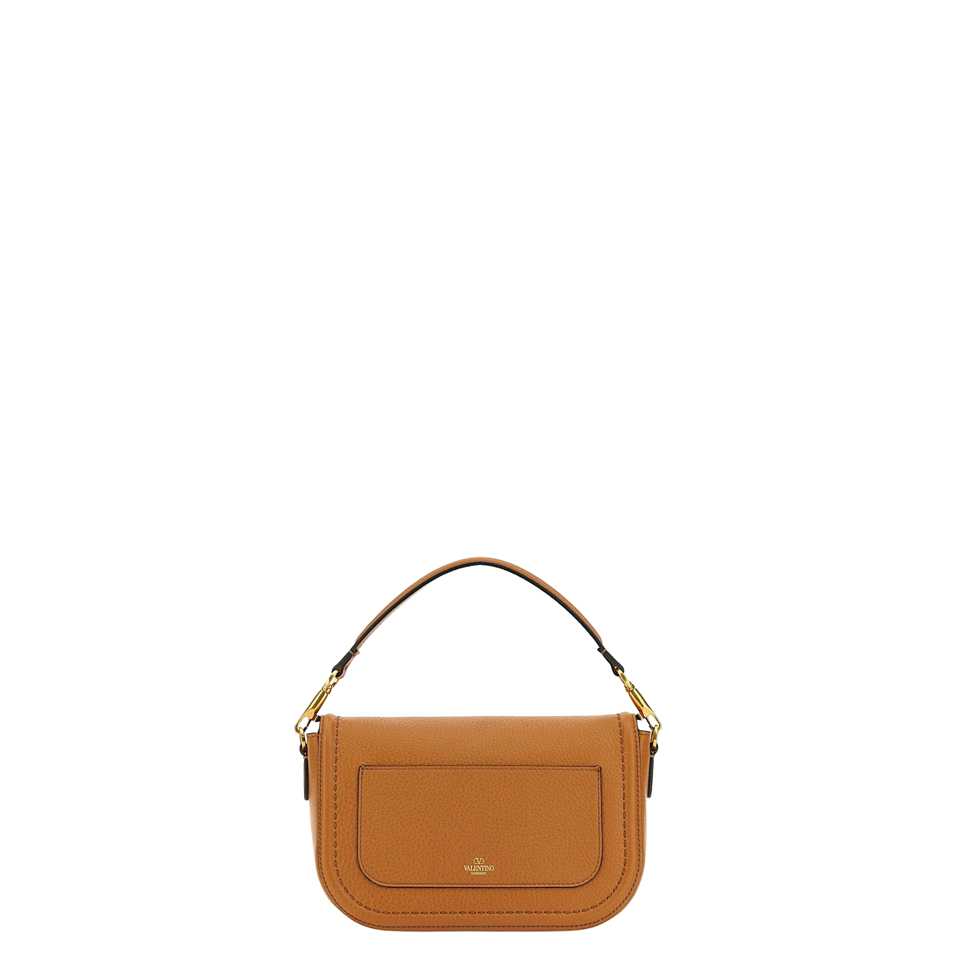 Shoulder Bag Leather Camel - Image 3