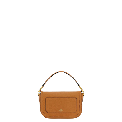 Shoulder Bag Leather Camel - Image 3