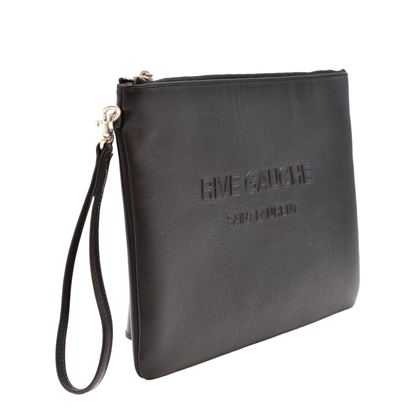 Rive Gauche Clutch, Silver Hardware - Image 2