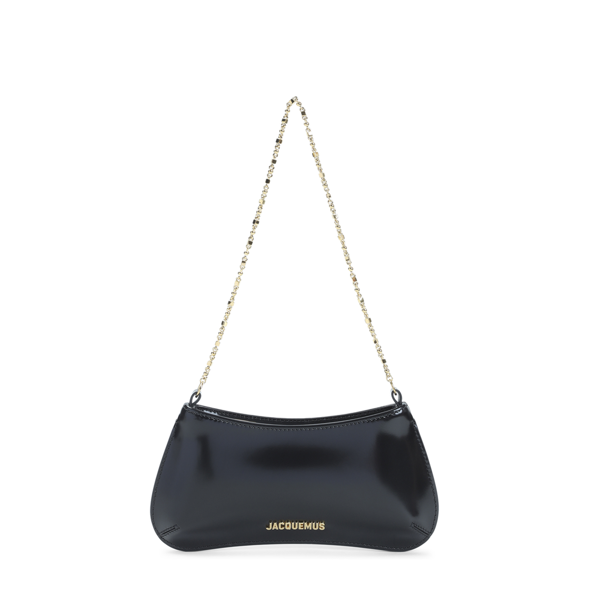 Le Petit Bisou Chaîne Calf Leather Shoulder Bag - Black - Image 2