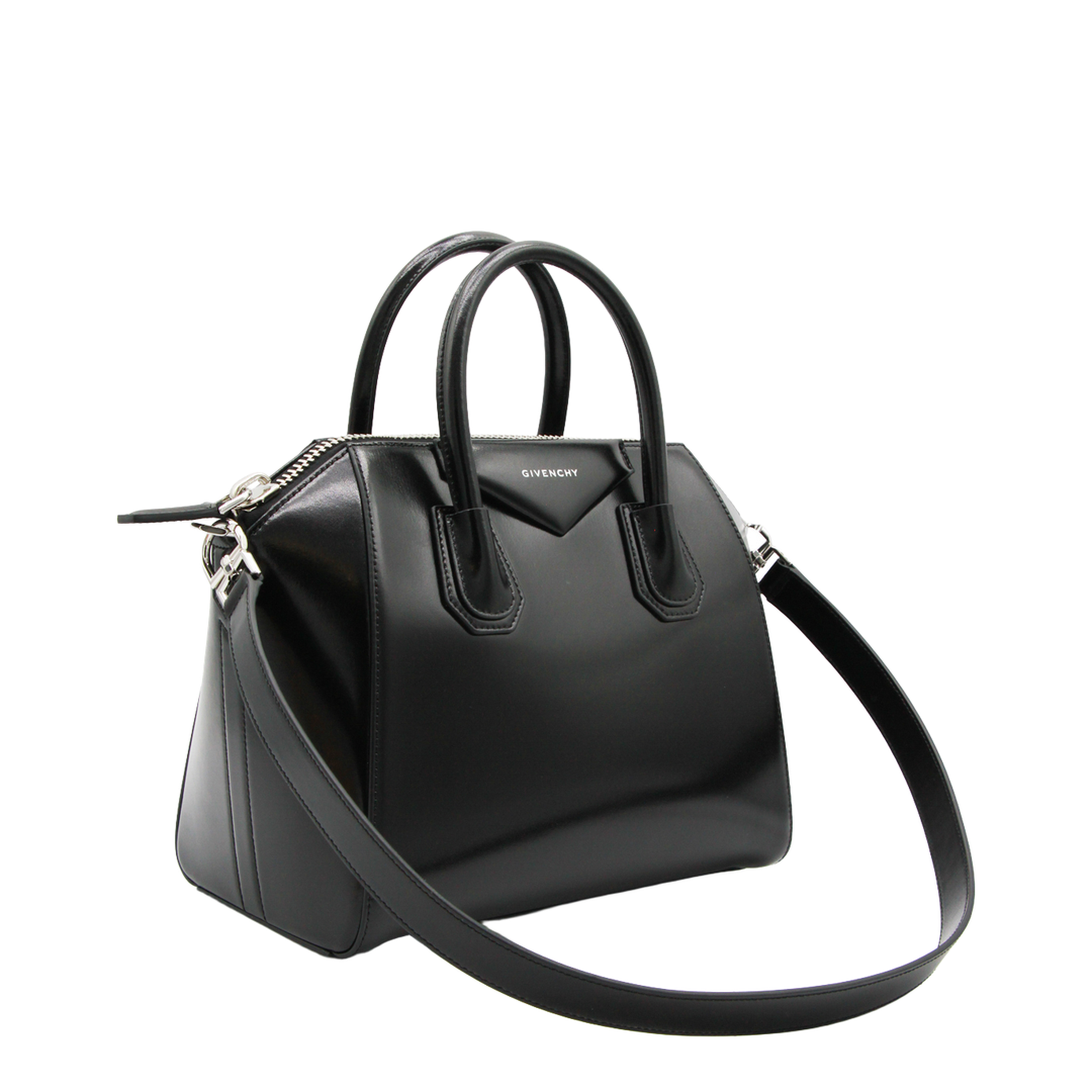 Antigona Small Leather Shoulder Bag - Image 3