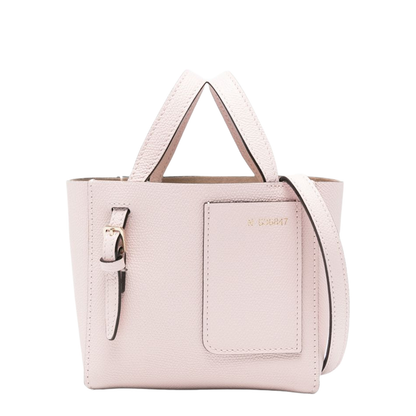 Micro Leather Bucket Bag Pink - Image 1