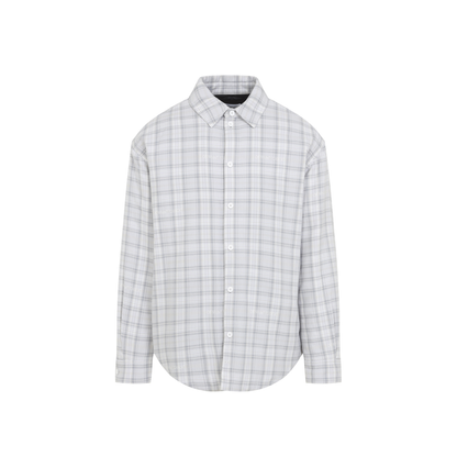Flannel Wool Overshirt Padded Coat - Image 2