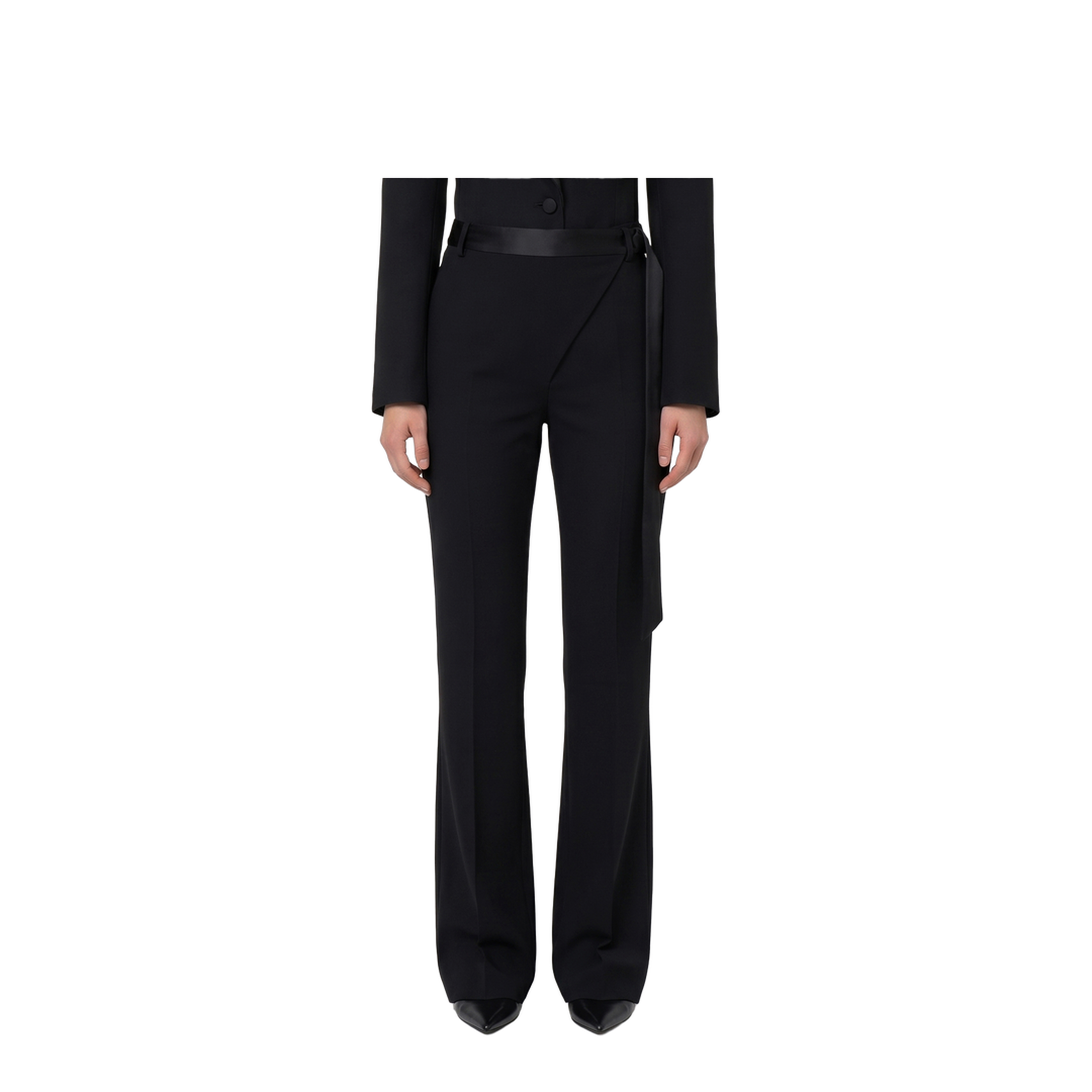Tuxedo Trousers in Virgin Wool - Image 1