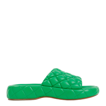 Padded Leather Sandals - Image 1