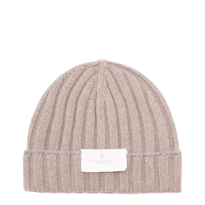 Cashmere Turn-Up Beanie - Image 1