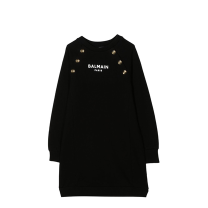 Gold Buttons Dress - Image 1