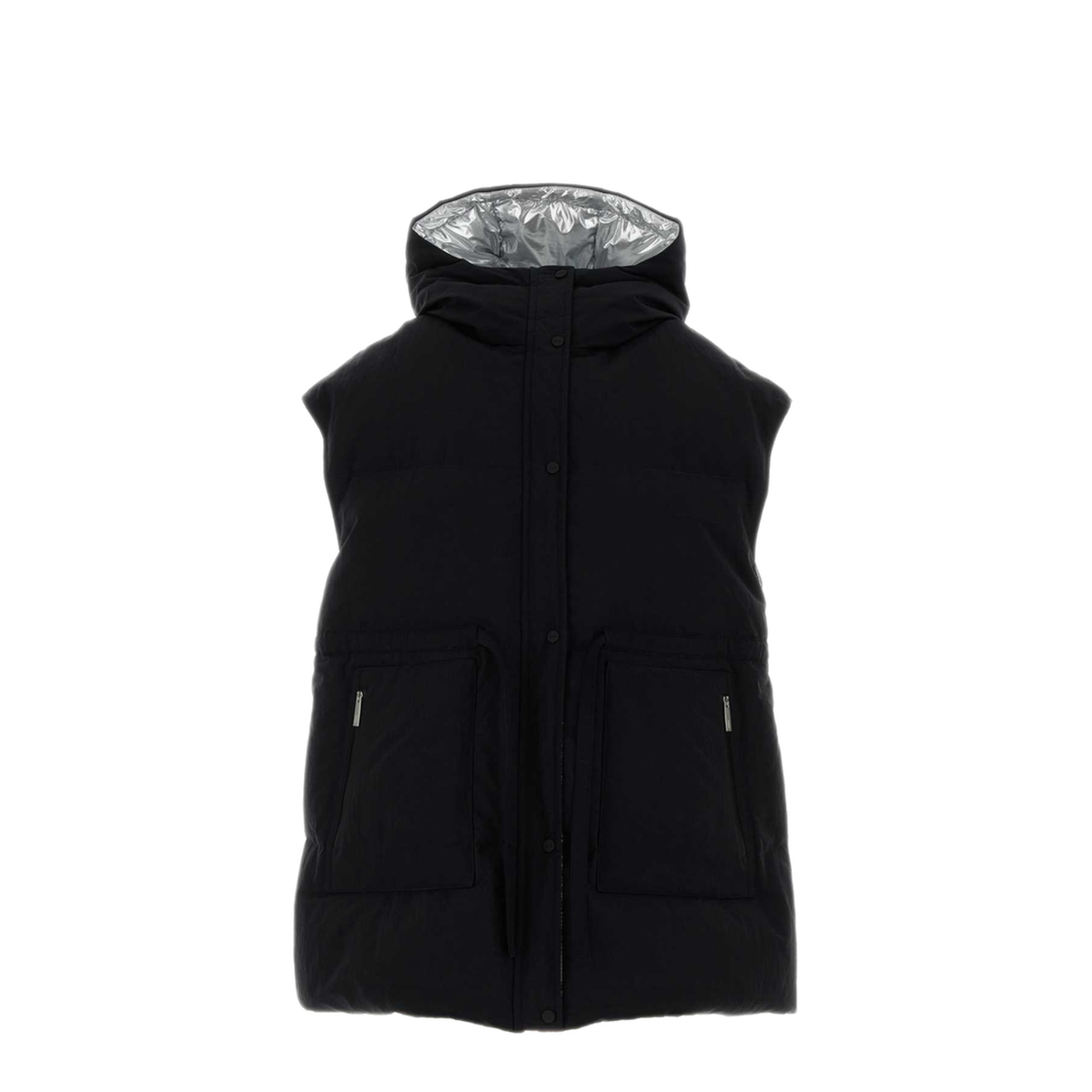 Crinkle Metallic Vest - Image 1