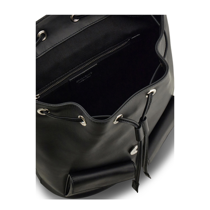 Hug Buckle Calfskin Backpack - Nero - Image 4