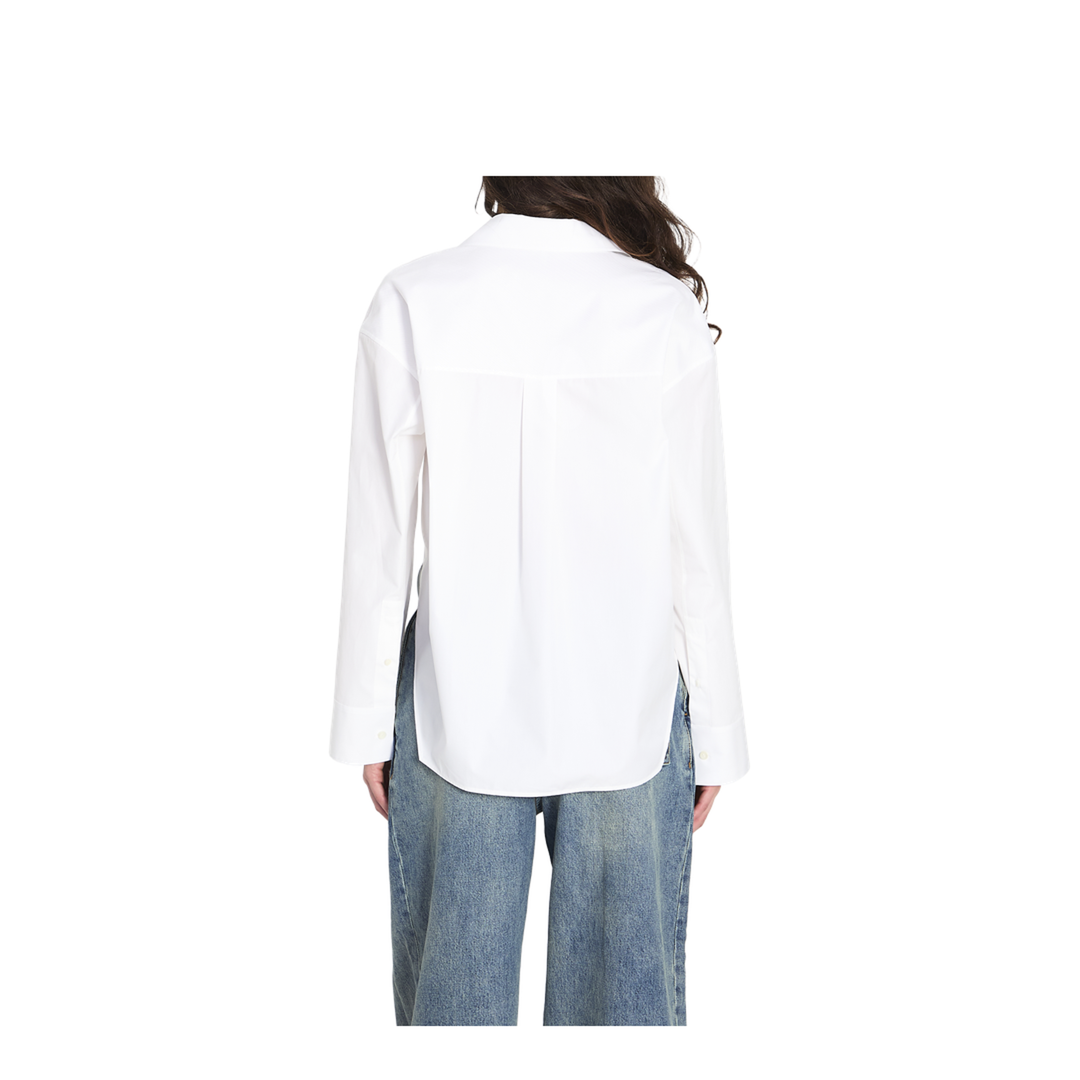 Asymmetric Cotton Shirt - Image 4