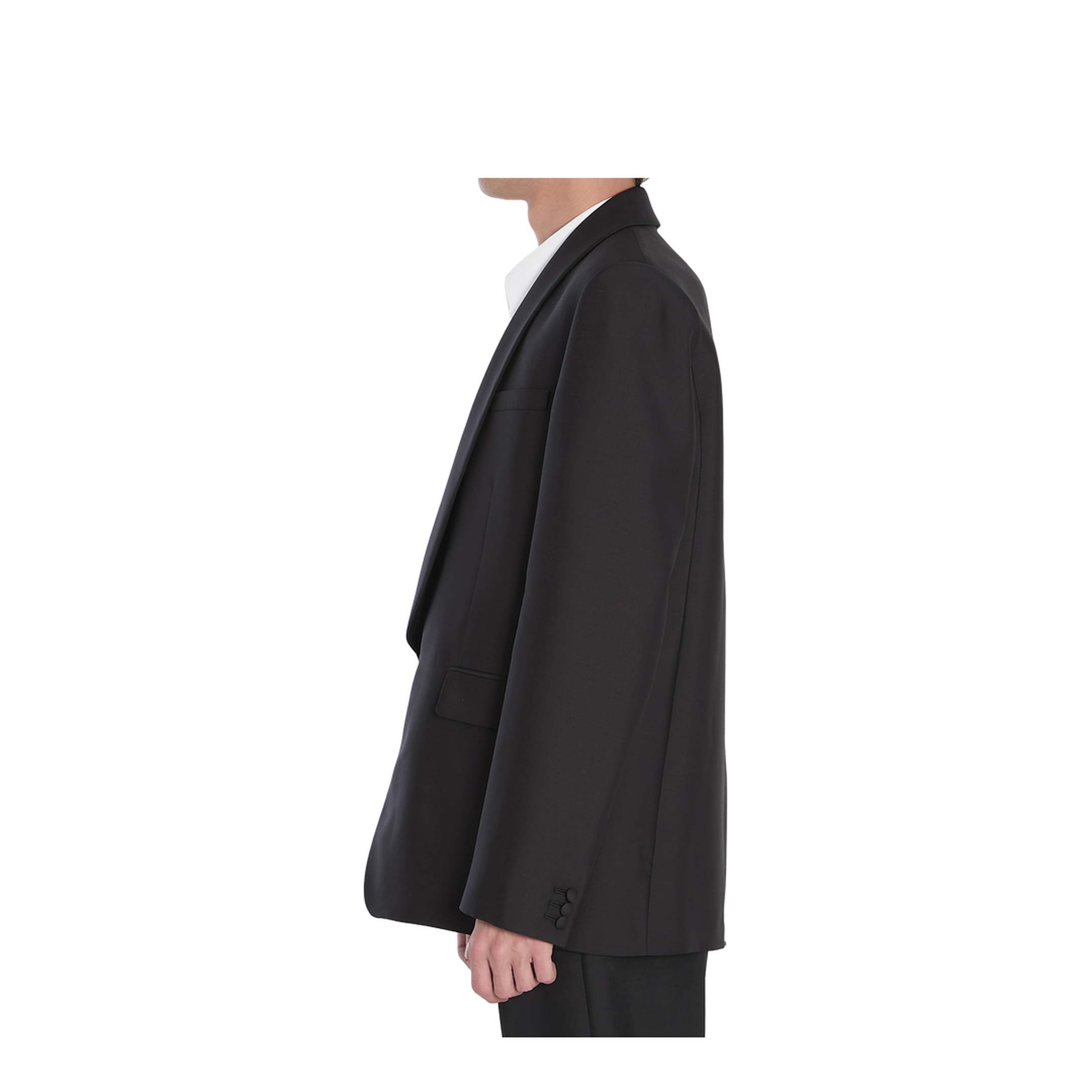 Wool and silk jacket - Image 3