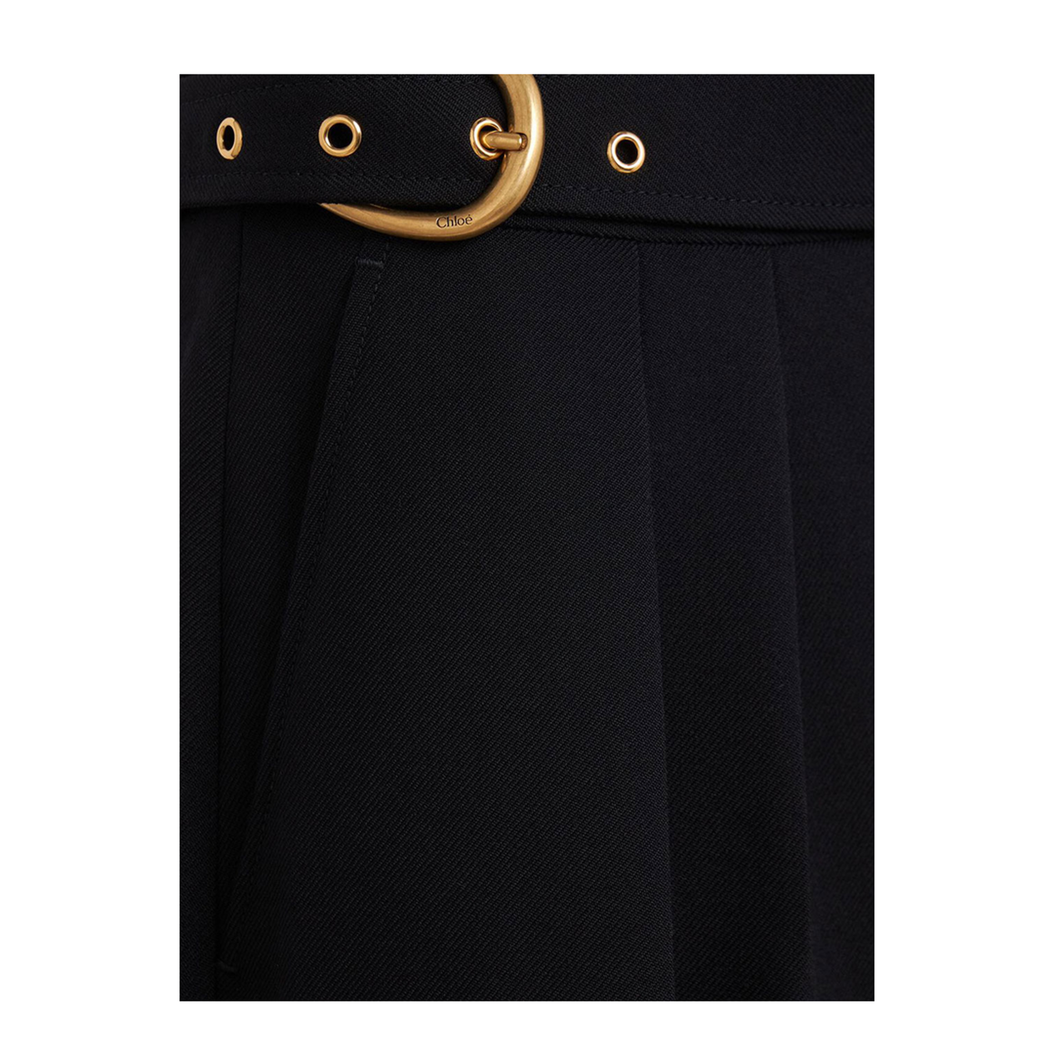 Double Belt Wool Bermudas - Image 3
