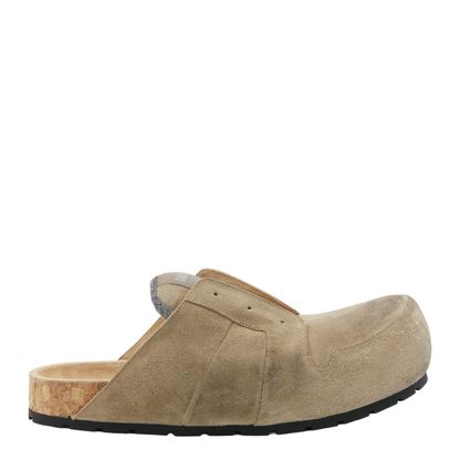 Dumbo Sabot in Distressed Suede Calfskin - Image 2