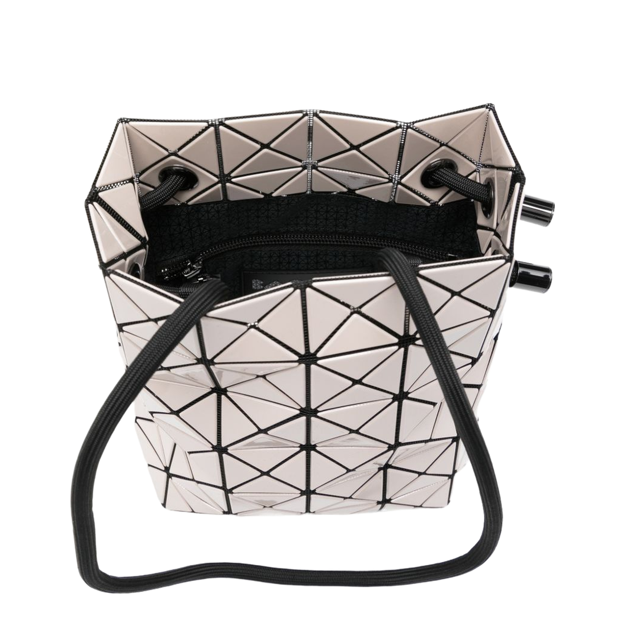 WRING PVC Resin Bucket Bag - Beige - Image 4