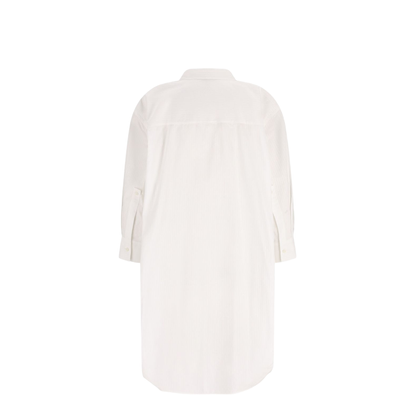 Draped Cotton Dress - Image 3