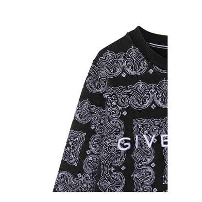 Crewneck Sweatshirt Patterned Print and Logo - Image 3