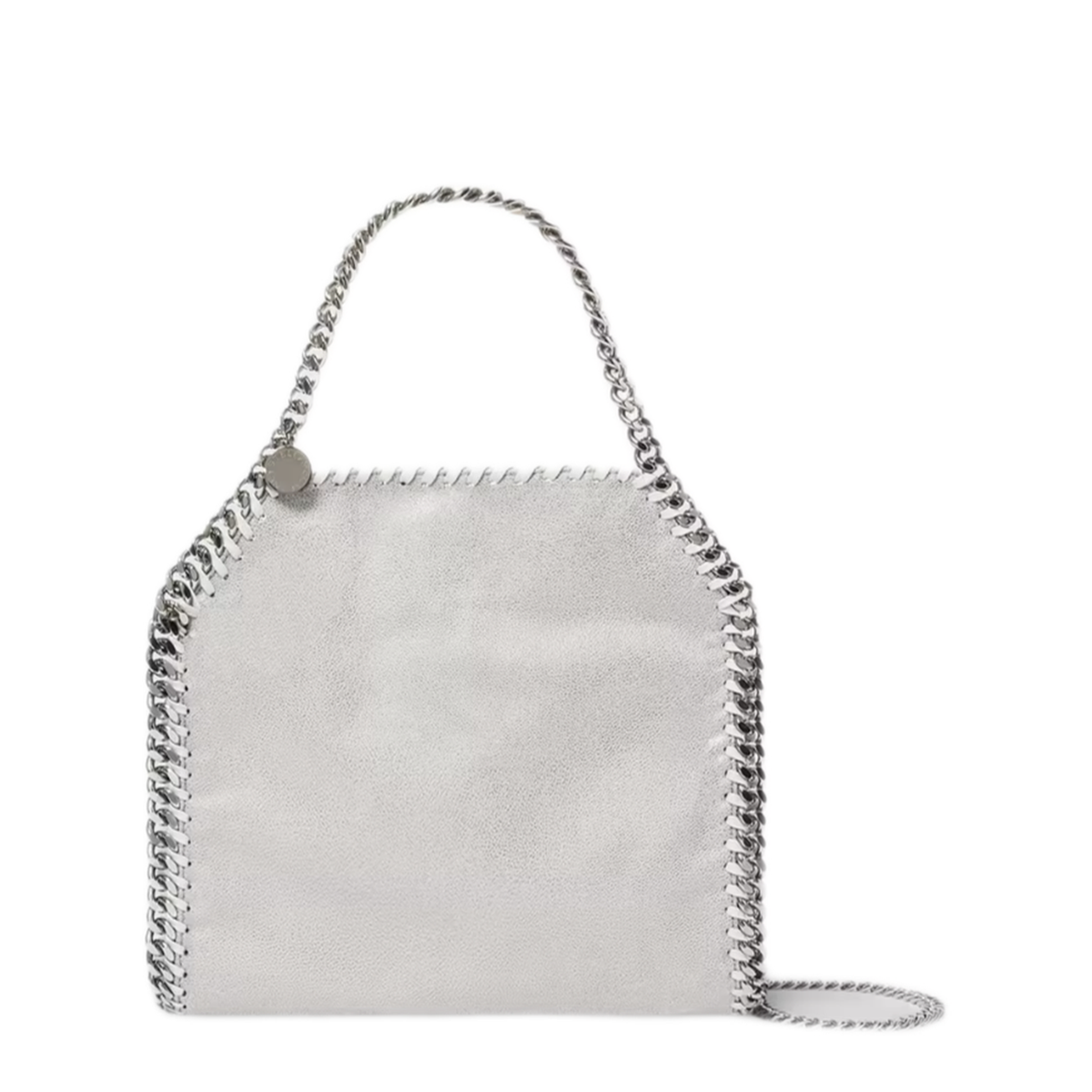 Falabella Mini Polyester Tote - Pearl Grey - Image 1