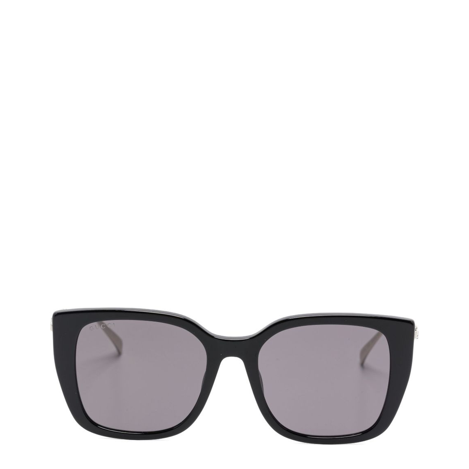 Black Rectangle Frame Sunglasses - Image 1