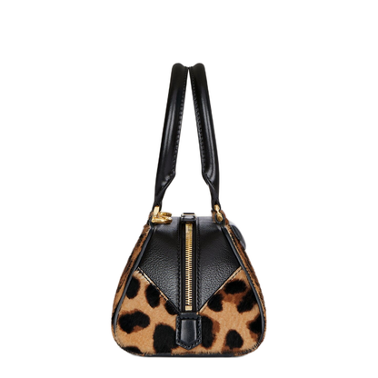 Mini Antigona East-West Bag in Leopard Pony Effect Leather - Image 2