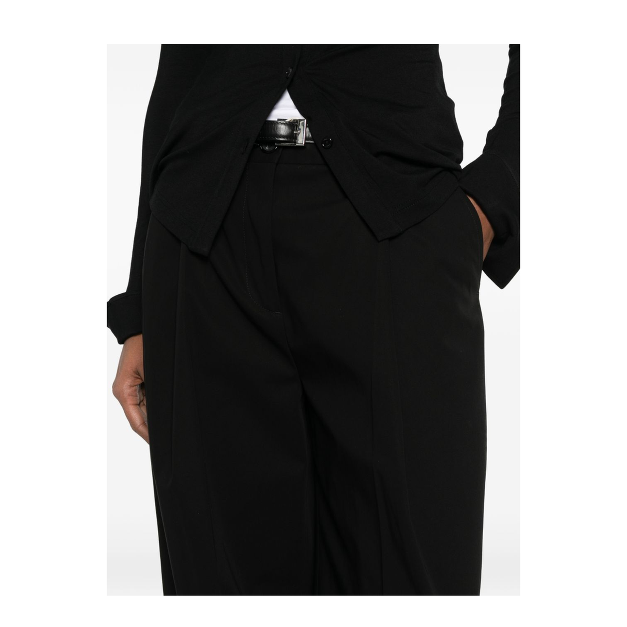 Cropped Suit Trousers - Image 2