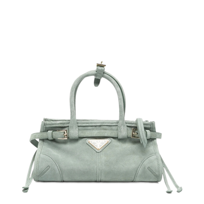 Bonnie Mini Suede Handbags - Sea Green - Image 1
