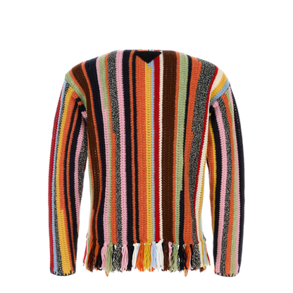 Multicolor Crochet Sweater - Image 2