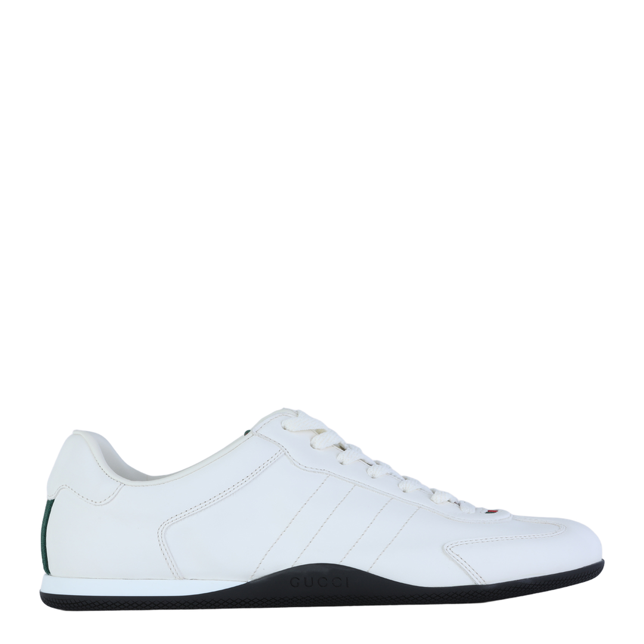 Shift Trainers in White Leather - Image 2