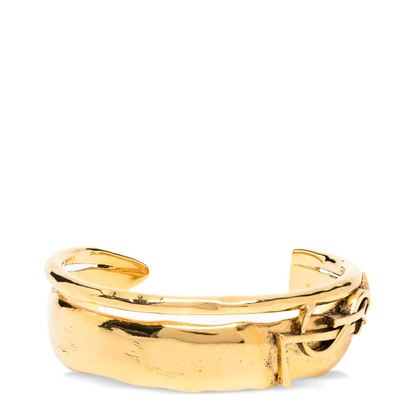 CASSANDRE double cuff in metal in Gold - Image 1