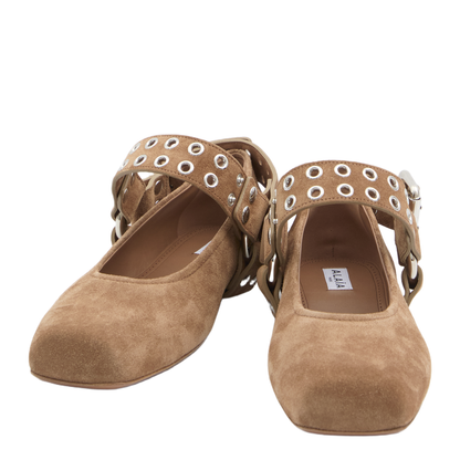 Suede Ballet Flats - Image 5