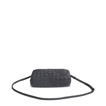 Bang Bang One Size Lambskin Vanity Case - Cloudy Indigo/Gravel - Image 5