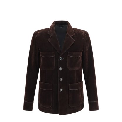Cotton Blend Blazer - Image 1