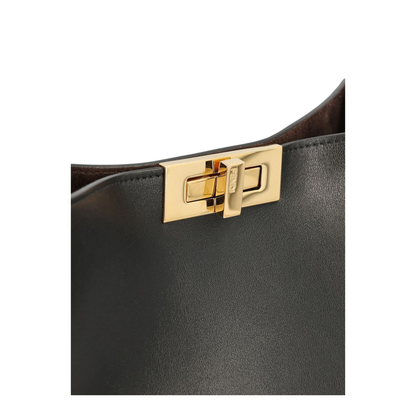 Way Medium Leather Shoulder Bag -  Black - Image 3