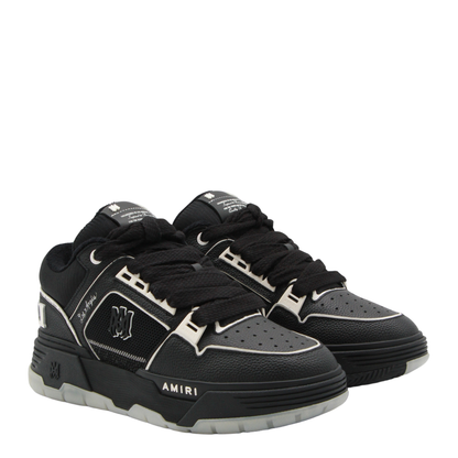 Leather Mesh Sneakers - Image 4