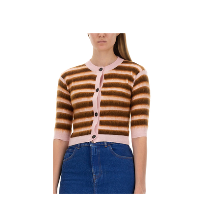 Cardigan with Stripe Pattern - Image 5
