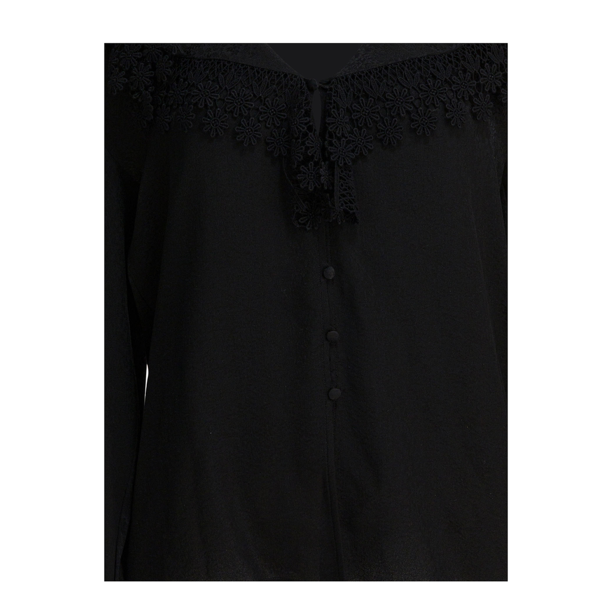 Blouse With Lace Collar - Image 3