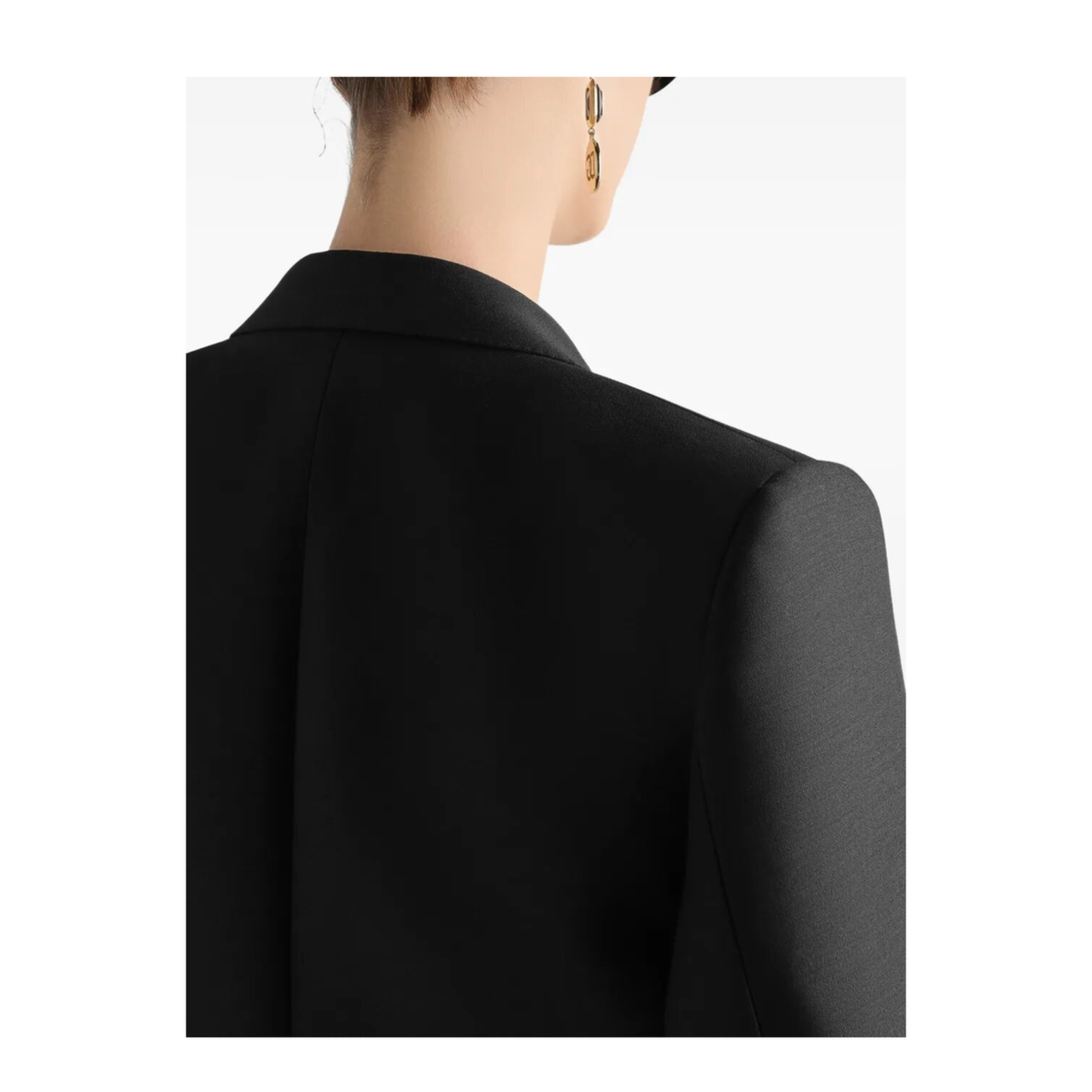 Double-Breasted Jacket in Faille - Image 4
