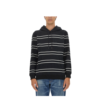 Striped Hooded Sweatshirt - Image 1