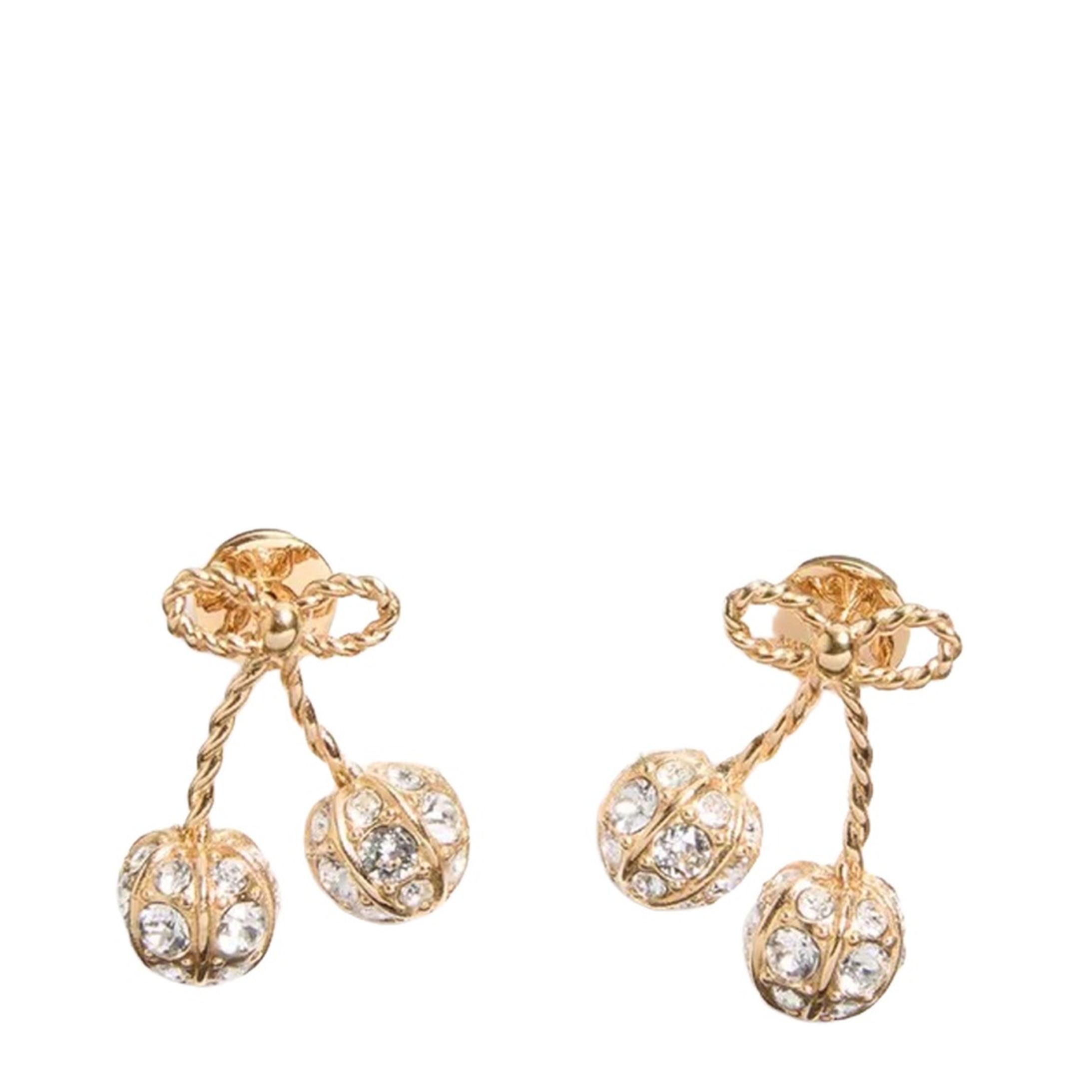 Cherryfic Earrings with Rhinestones - Image 1