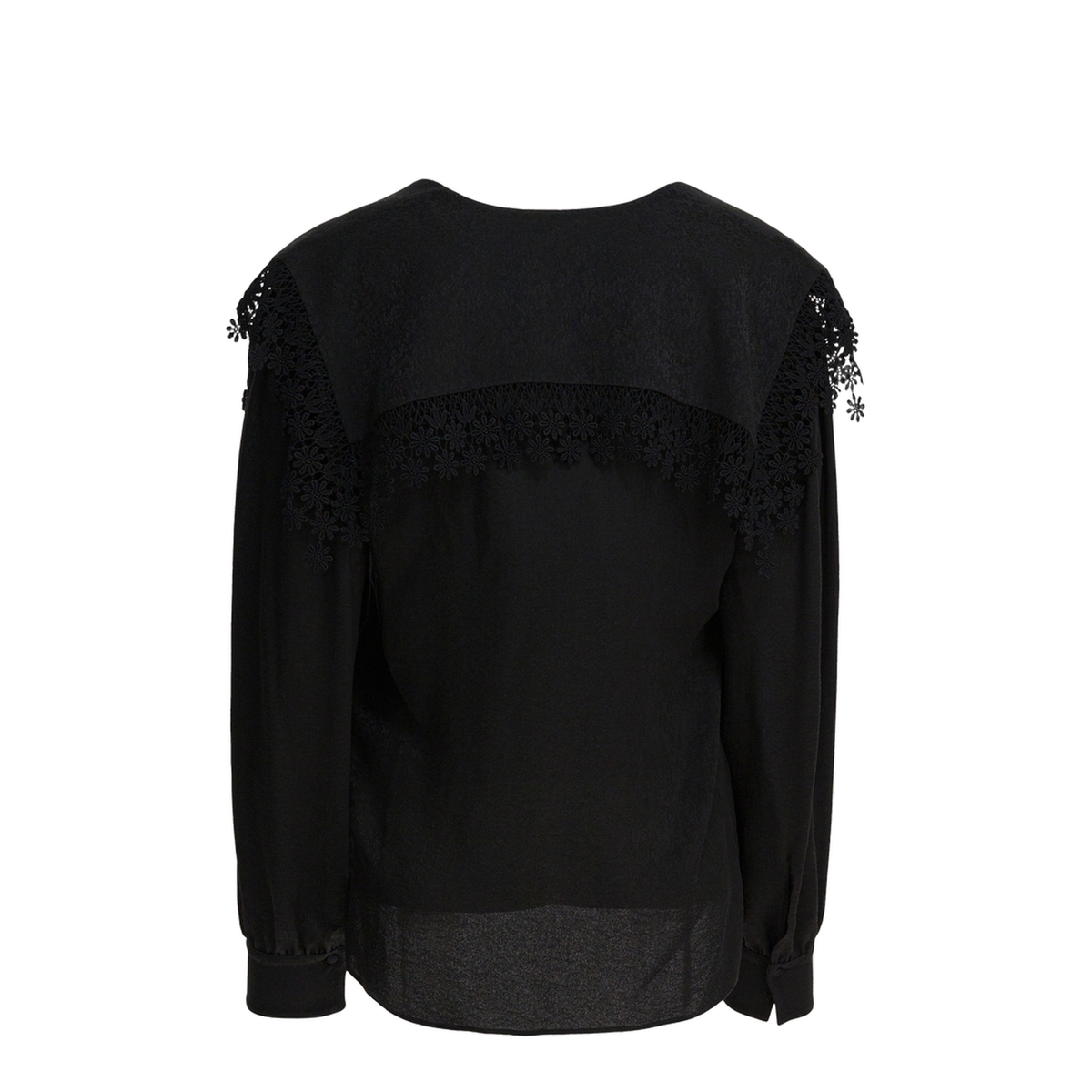Blouse With Lace Collar - Image 2