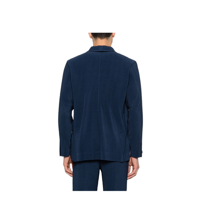 Double-Breasted Pleated Jacket - Image 4