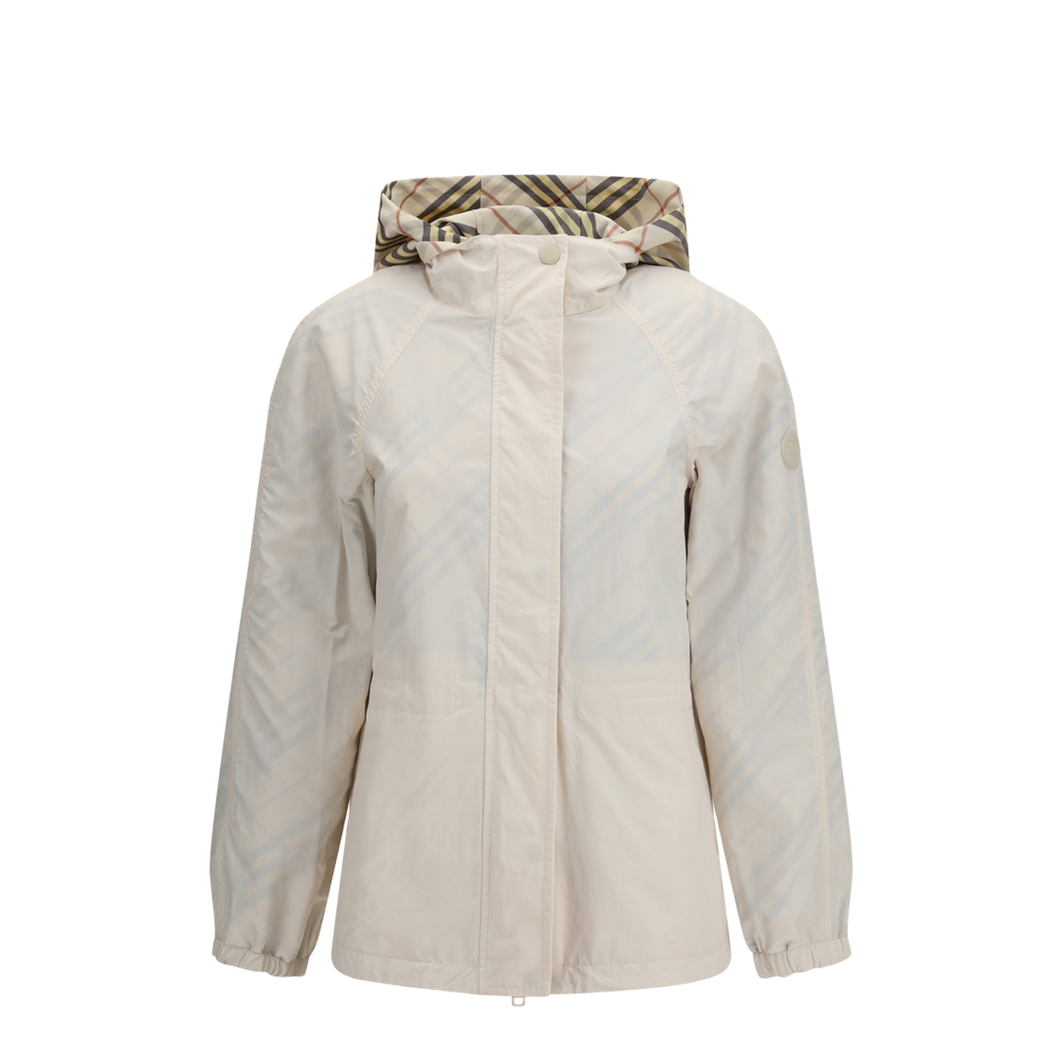 Reversible Check Hooded Jacket - Image 2