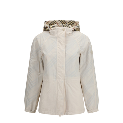 Reversible Check Hooded Jacket - Image 2