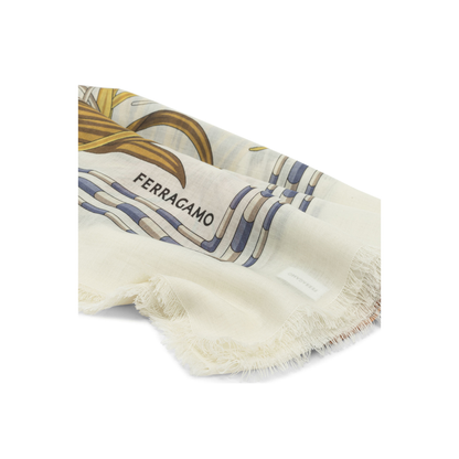 Rooster Cashmere and Silk Scarf - Image 2