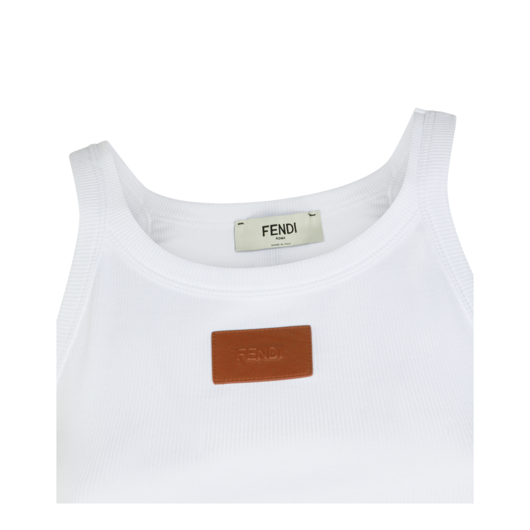 White Top with Logo Patch - Image 5