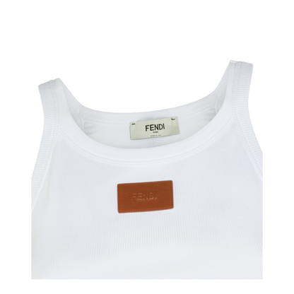 White Top with Logo Patch - Image 5