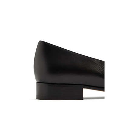 Black Square Toe Flat Sole - Image 6