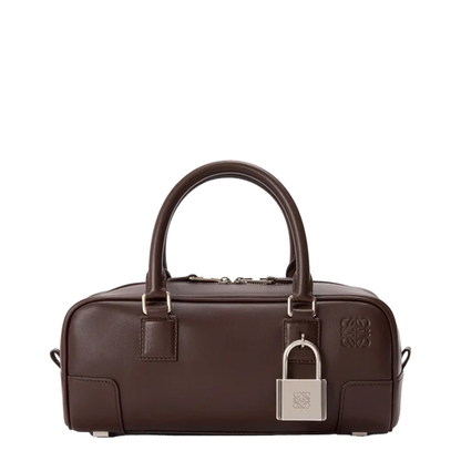 Amazona 23 Cropped Leather Shoulder Bag - Brown - Image 1