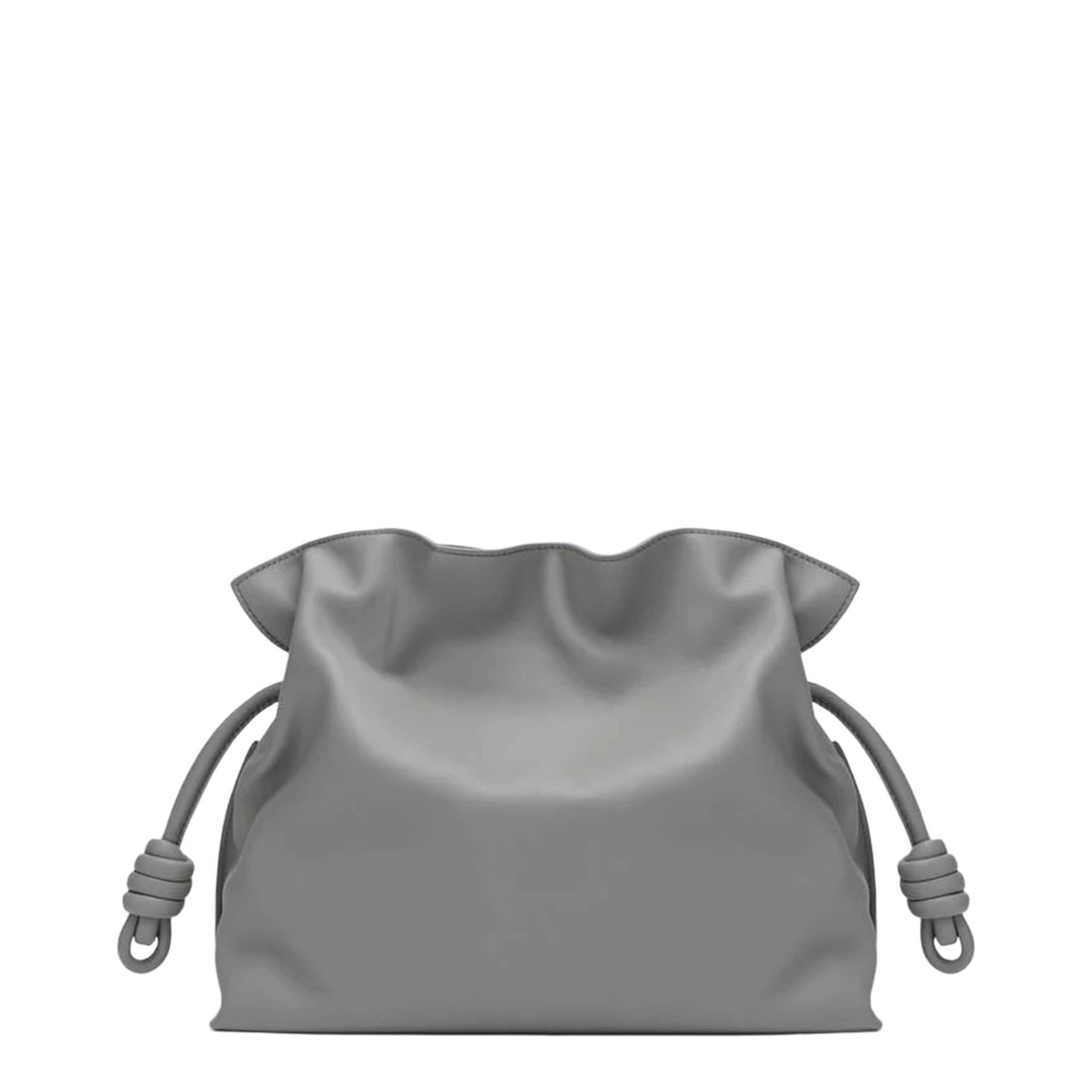 Medium Flamenco Clutch Bag Grey - Image 2