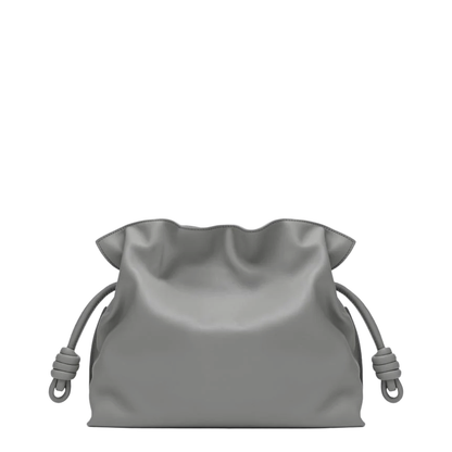Medium Flamenco Clutch Bag Grey - Image 2
